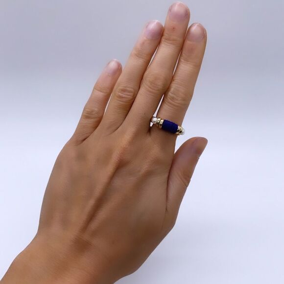 NWT Wool + Pepper Co. Beaded Stackable Ring - Picture 4 of 5